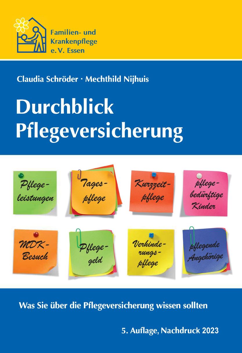 Broschüre "Durchblick Pflegeversicherung"